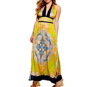 Capucine satin maxi dress by guess